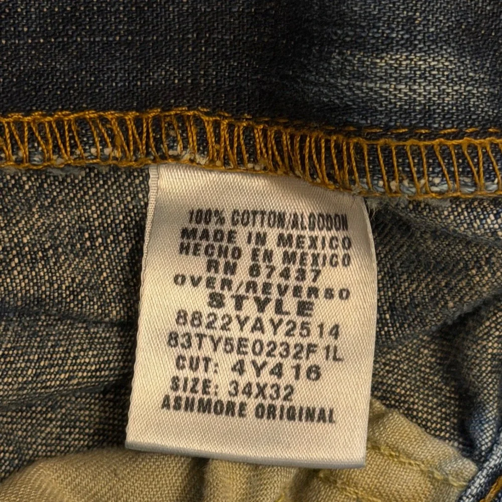 Vintage Polo Jeans Co Ralph Lauren Ashmore Original Straight Jeans Men's 34x32
